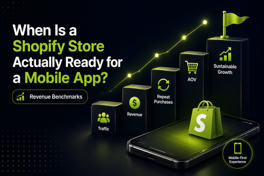 When Is a Shopify Store Actually Ready for a Mobile App? (Revenue Benchmarks)