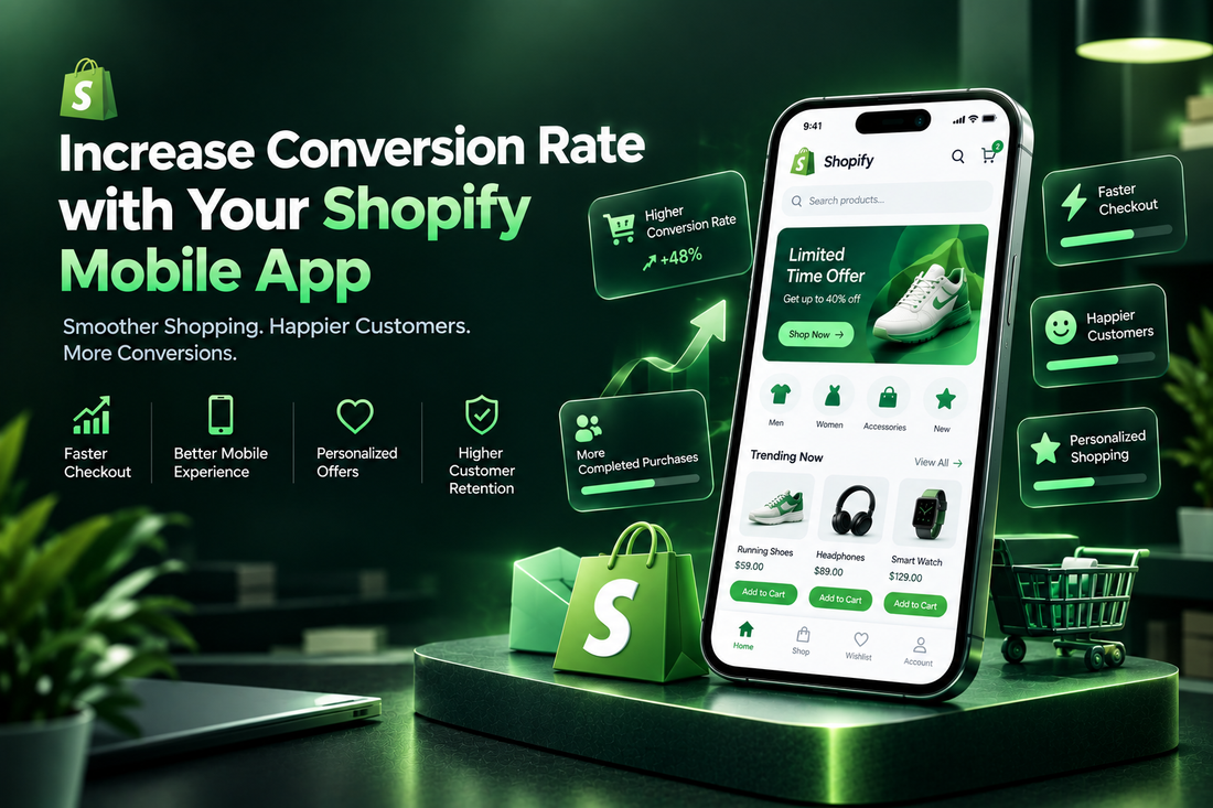 Increase Conversion Rate with Your Shopify Mobile App