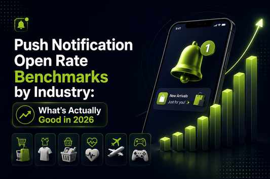 Push Notification Open Rate Benchmarks by Industry: What's Actually Good in 2026