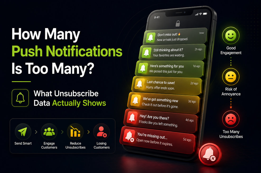 How Many Push Notifications Is Too Many? What Unsubscribe Data Actually Shows